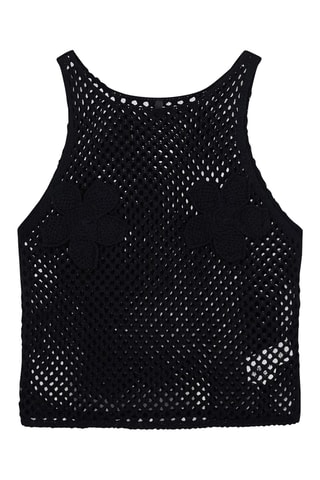 Top de plage - Noir