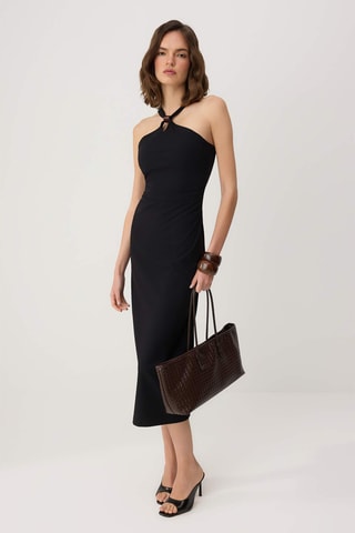 Robe midi - Noir