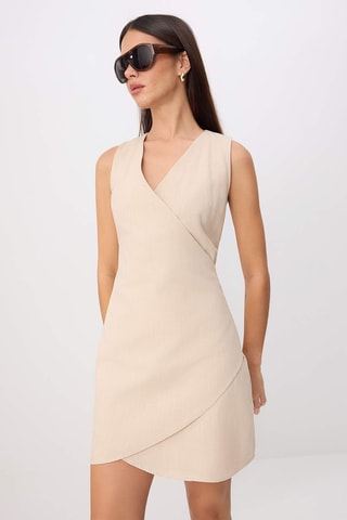 Robe droite - Beige