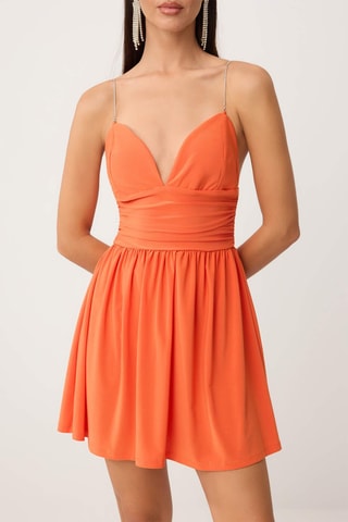 Robe patineuse - Orange