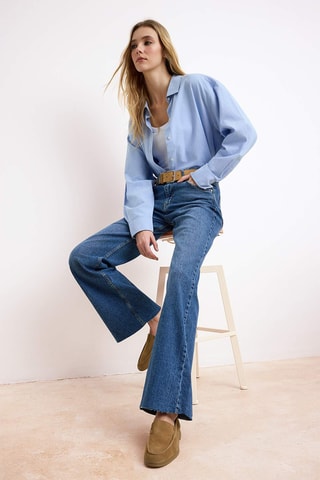 Jean wide legs - Bleu