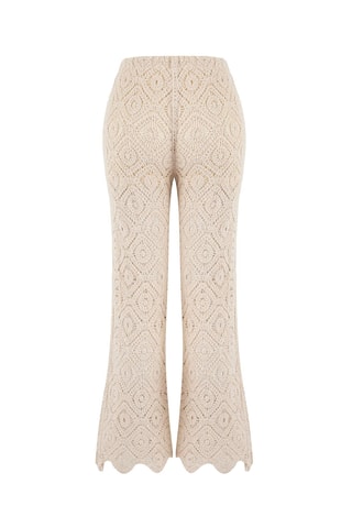 Pantalón de playa de tiro alto - Crudo