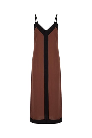 Robe trapèze - Marron