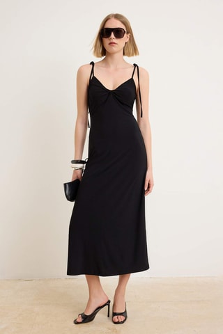 Robe midi - Noir