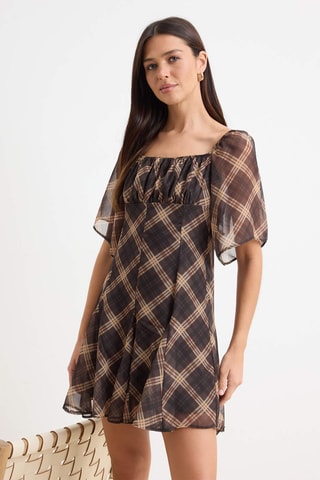 Robe patineuse - Marron