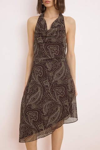 Vestido drapeado - Multicolor