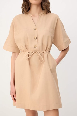 Robe droite - Beige