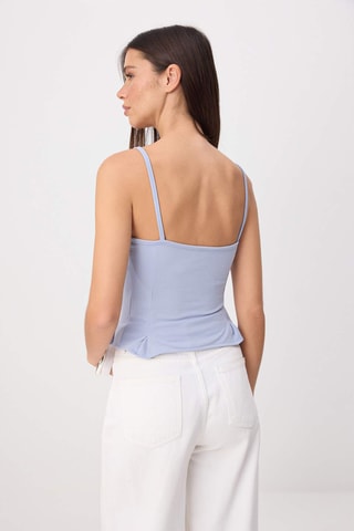Top - Azul claro