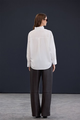 Camisa oversize - Blanco