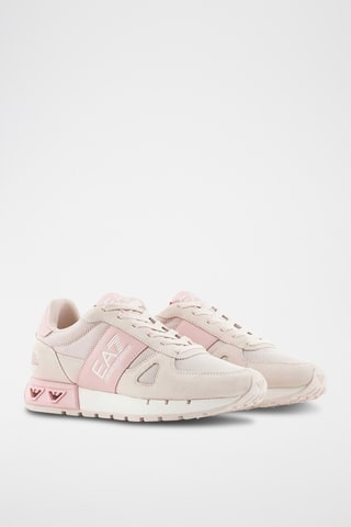 Baskets en cuir - Rose - EA7