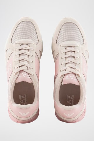 Baskets en cuir - Rose - EA7