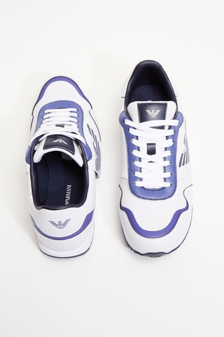 Baskets en cuir - Blanc - EA7