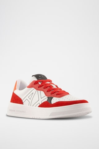 Baskets en cuir - Blanc - Armani Exchange
