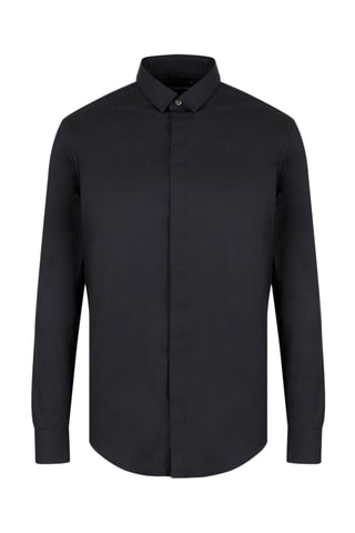 Chemise slim - Noir - Emporio Armani