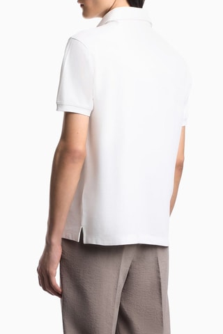 Polo regular - Blanc - Emporio Armani