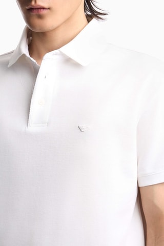 Polo regular - Blanc - Emporio Armani