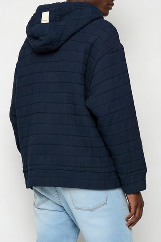 Sweat à capuche - Bleu marine - Emporio Armani