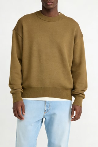 Sweat en laine - Kaki - Emporio Armani