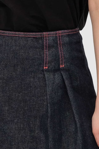 Minijupe en jean - Bleu nuit - Emporio Armani