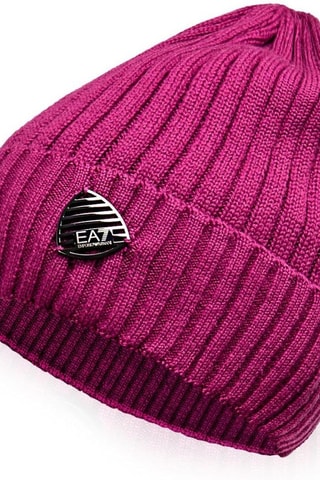 Bonnet en laine - Fuchsia