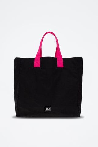 Tote bag réversible - Noir et fuchsia