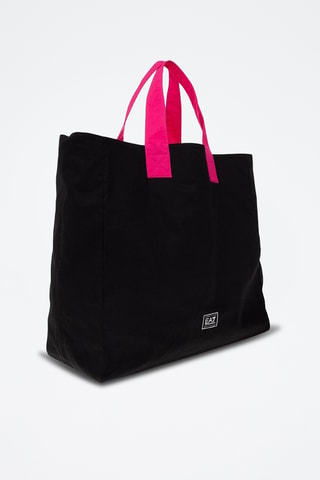 Tote bag réversible - Noir et fuchsia