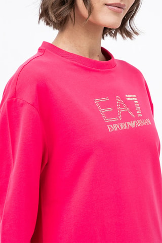 Sweat et jogging taille haute - Rose et noir