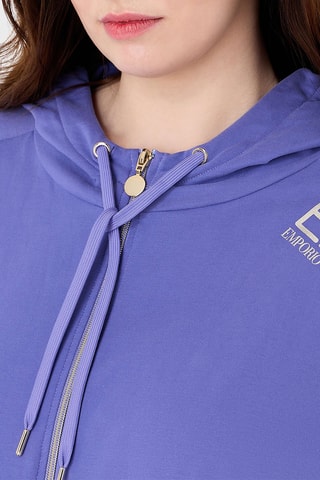Sweat à capuche - Indigo