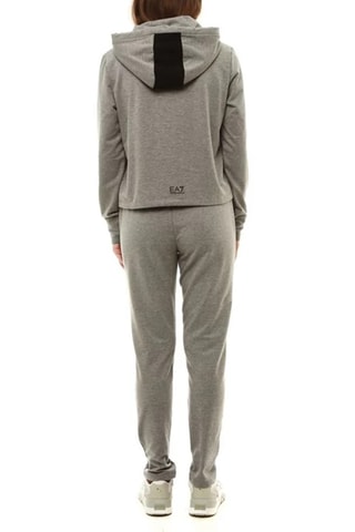 Sweat à capuche et pantalon - Gris clair chiné