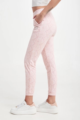 Pantalon taille haute - Rose