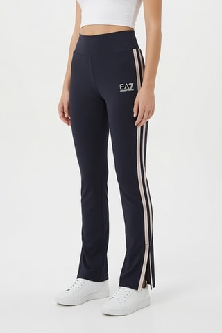 Pantalon taille haute - Bleu marine