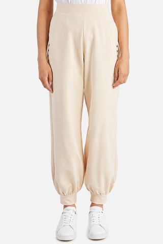Pantalon taille haute - Beige