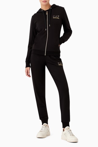 Sweat à capuche et jogging - Noir