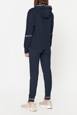Sweat à capuche et jogging taille haute - Bleu marine