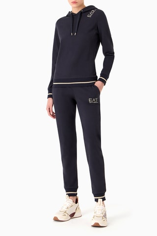 Sweat à capuche et jogging - Bleu marine