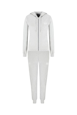 Sweat à capuche et jogging - Gris chiné