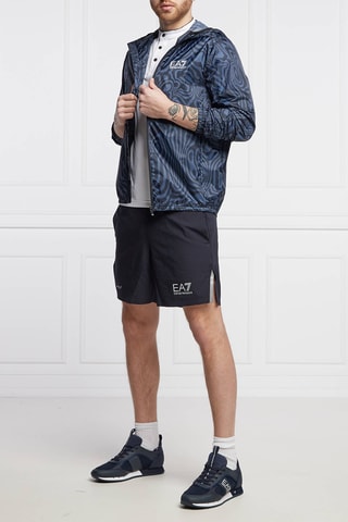 Chaqueta con capucha - Azul marino