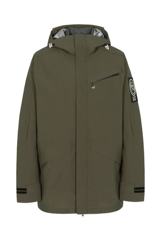 Chaqueta con capucha - Caqui