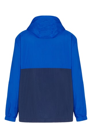 Coupe-vent à capuche - Bleu