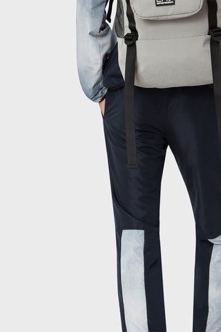 Veste tie and dye et jogging - Bleu nuit et blanc
