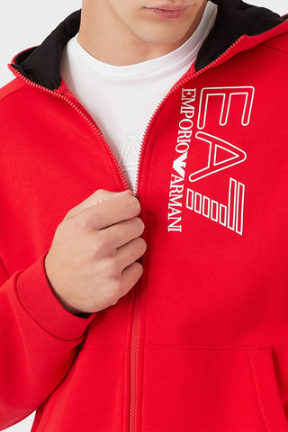 Sweat à capuche et jogging - Rouge et noir