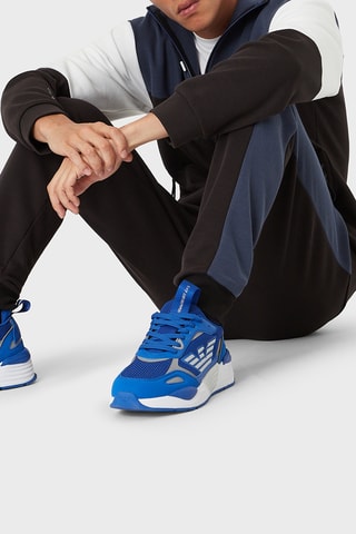 Sweat à capuche et jogging - Bleu pétrole et noir