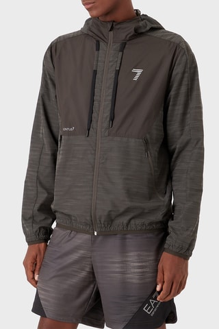 Veste à capuche - Gris chiné