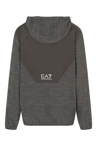 Veste à capuche - Gris chiné