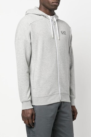 Sweat à capuche - Gris chiné