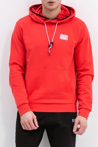 Sweat à capuche - Rouge
