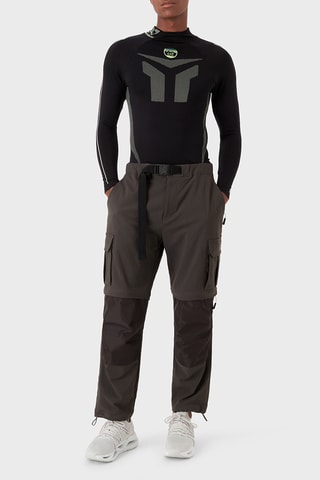 Pantalon trompe l’œil - Marron
