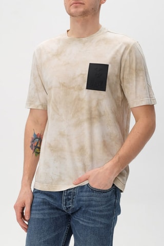T-shirt tie and dye - Beige