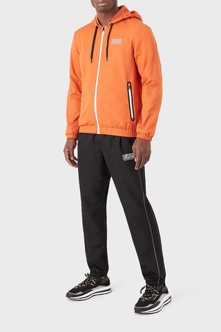 Veste à capuche et pantalon - Orange et noir