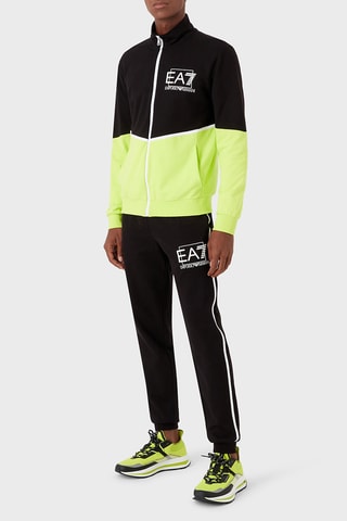 Veste et jogging - Noir et vert fluo